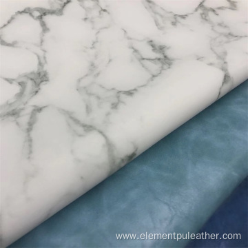 PVC marbling pvc leather for bags and package